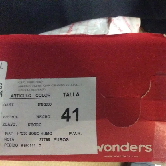Wonders Womens Shoes Size 11 41 Made in Spain - Picture 2 of 8